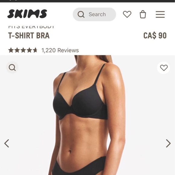 Brand new and never worn! Size 32A skims tshirt bra - Picture 2 of 3